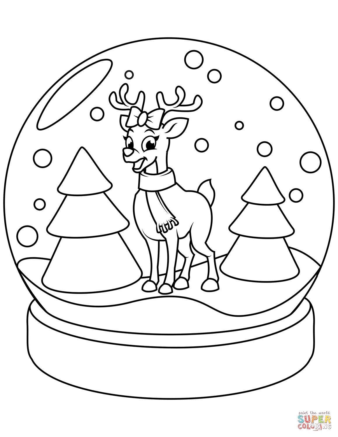 1159x1500 Vixen The Reindeer Arresting Printable Coloring Pages Acpra