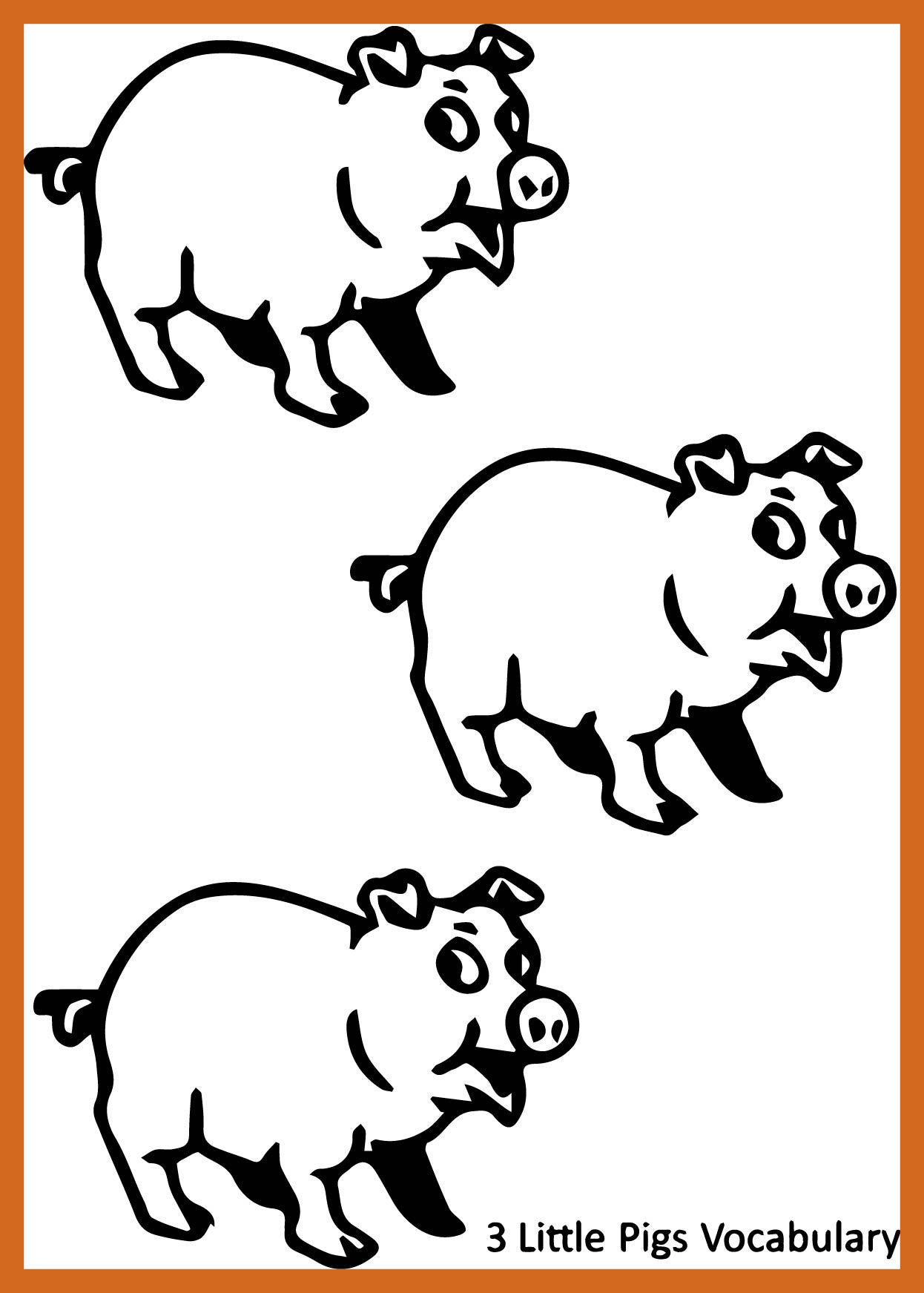 1246x1743 Awesome Vocabulary Coloring Pages Wecoloringpage Pics Of Real Pig