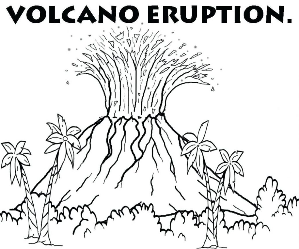 Volcano Coloring Page Dinosaur Pages And Dinosaurs For Kids Large 1024x853 Volcano Coloring Page Dinosaur Pages And Dinosaurs For Kids Large