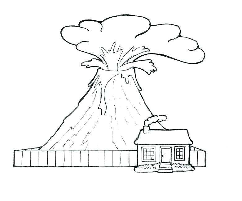 Volcano Coloring Page Volcano Coloring Page Pages Printable 781x650 Volcano Coloring Page Volcano Coloring Page Pages Printable