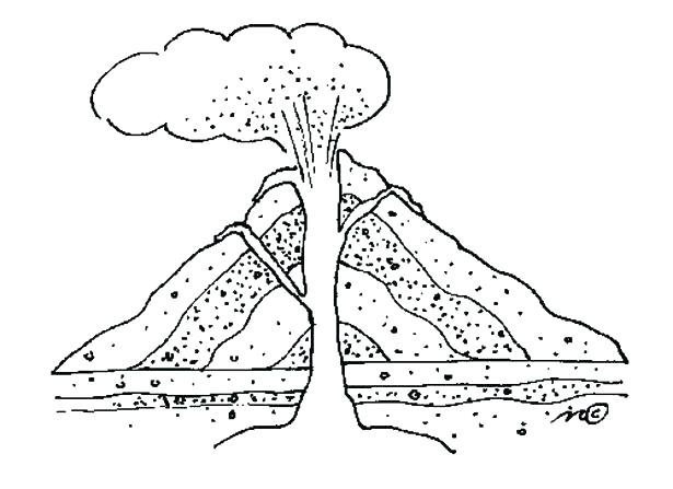 Volcano Coloring Pages Lovely Volcano Coloring Pages And Volcano 615x447 Volcano Coloring Pages Lovely Volcano Coloring Pages And Volcano