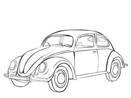 Vw Beetle Coloring Page Coloring Pages