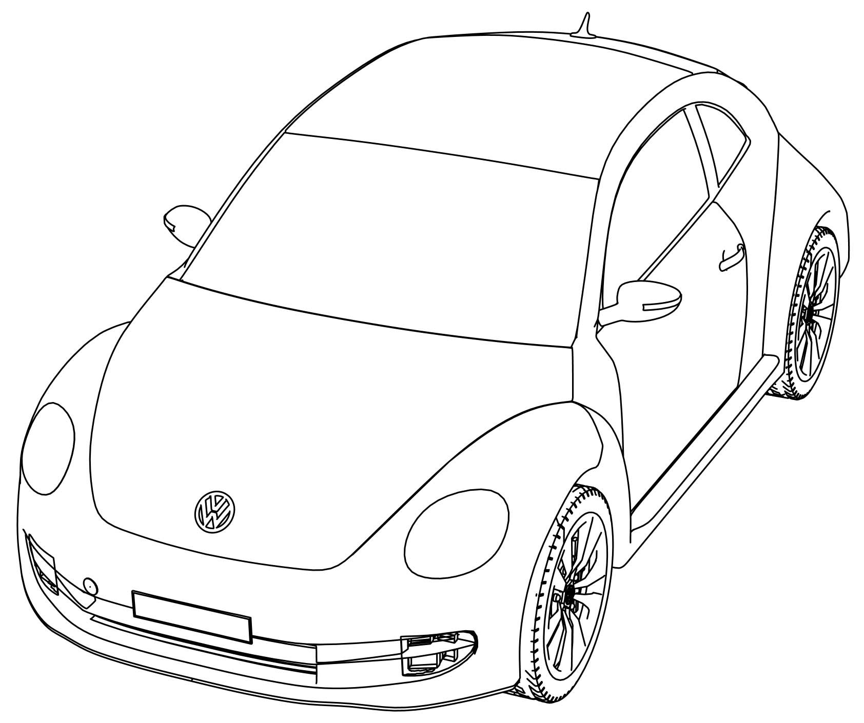 Volkswagen Beetle 2009 Coloring Page Gallery Free Coloring Sheets 1684x1410 Volkswagen Beetle 2009 Coloring Page Gallery Free Coloring Sheets