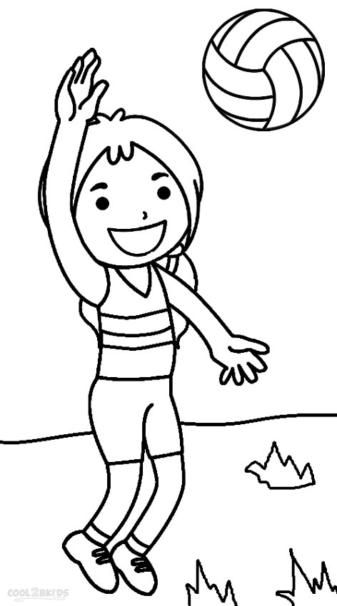 472x850 Printable Volleyball Coloring Pages For Kids Cool2bkids