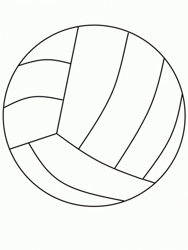 624x831 Volleyball Coloring Pages New Free Printable Volleyball Coloring