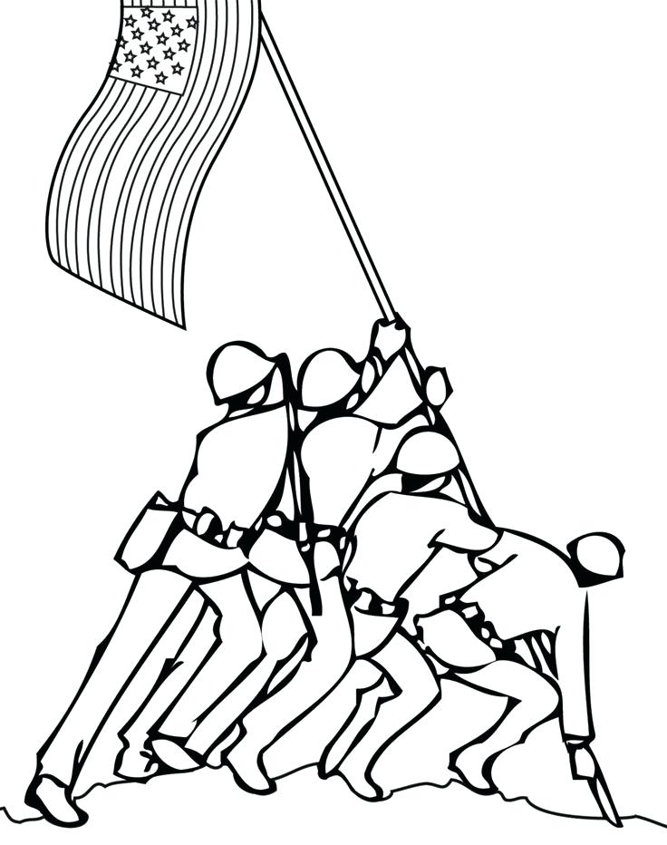 736x932 Election Day Coloring Pages Free Memorial Images Download Clip Art