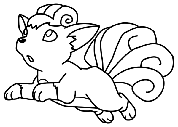 Vulpix Coloring Page By Bellatrixie White 600x429 Vulpix Coloring Page By Bellatrixie White