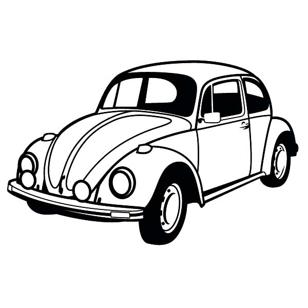 Classic Beetle Car Coloring Pages Best Place To Color 600x600 Classic Beetle Car Coloring Pages Best Place To Color