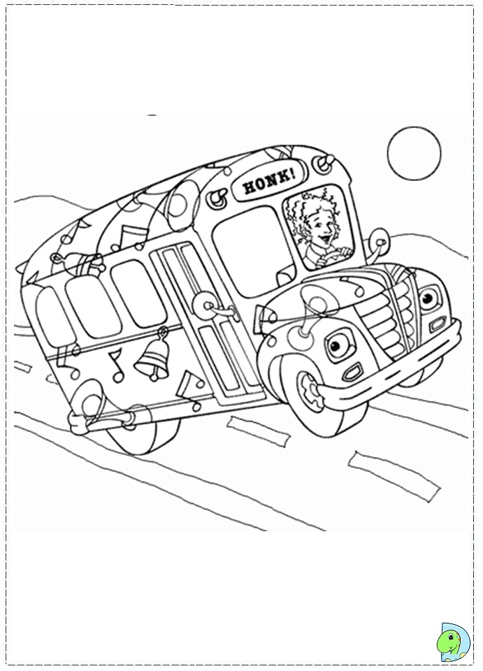 691x960 Magic School Bus Coloring Pages