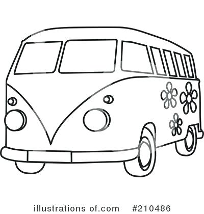 400x420 Vw Bus Coloring Page