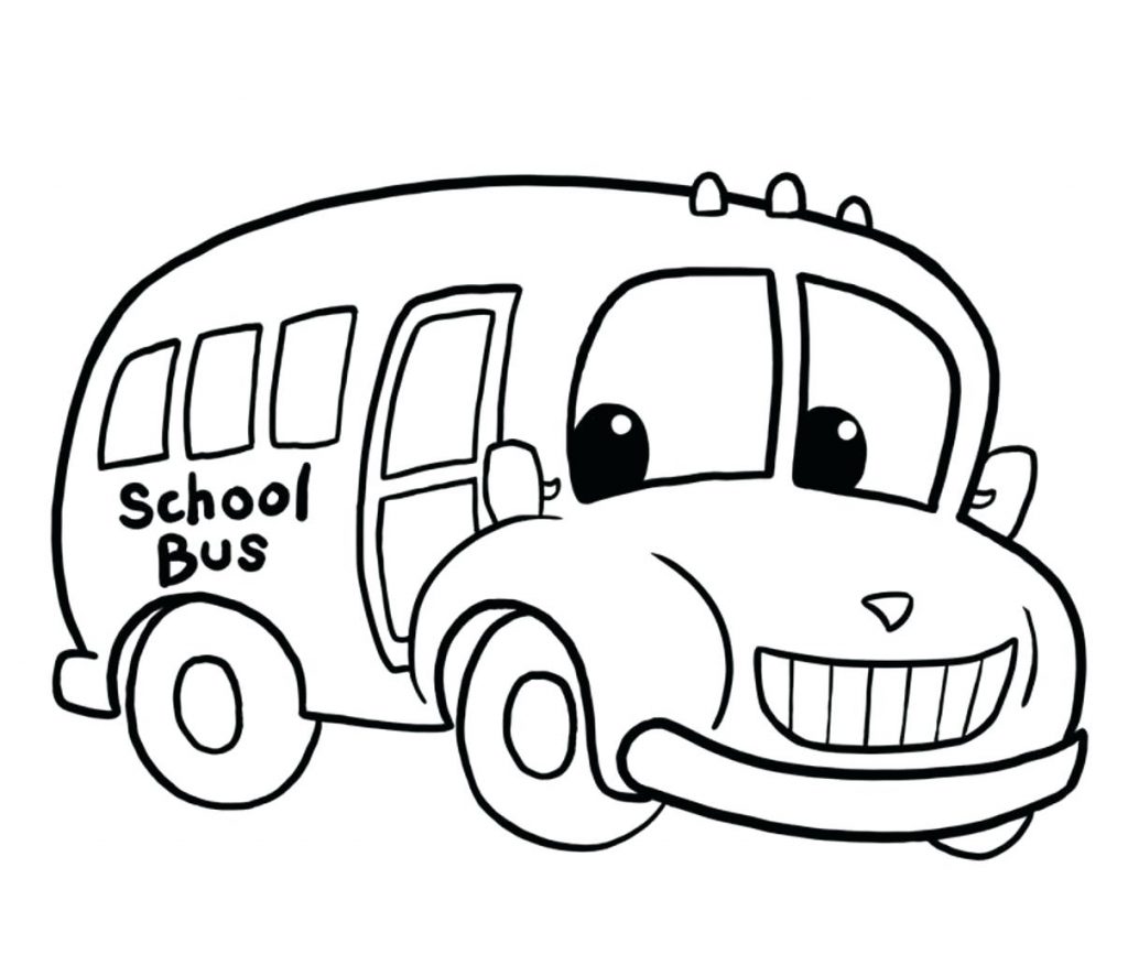 1024x886 Coloring Page ~ Bus Coloring Pages Kids School Page Safety Book