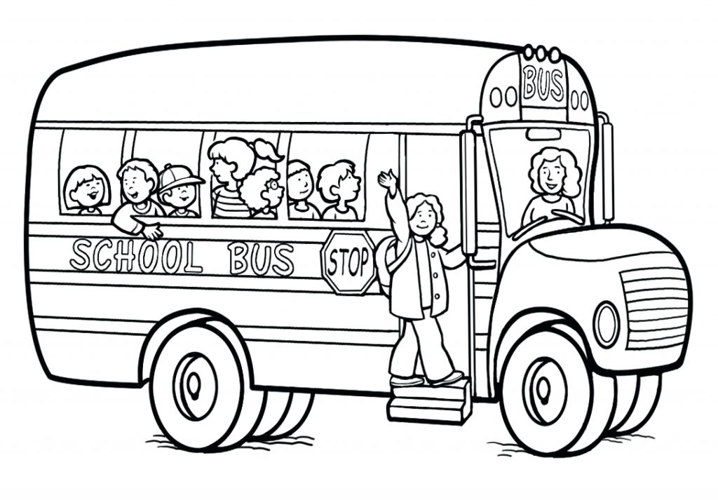 1024x713 Coloring Page ~ Bus Coloring Pages School Page Vw Sheets Bus