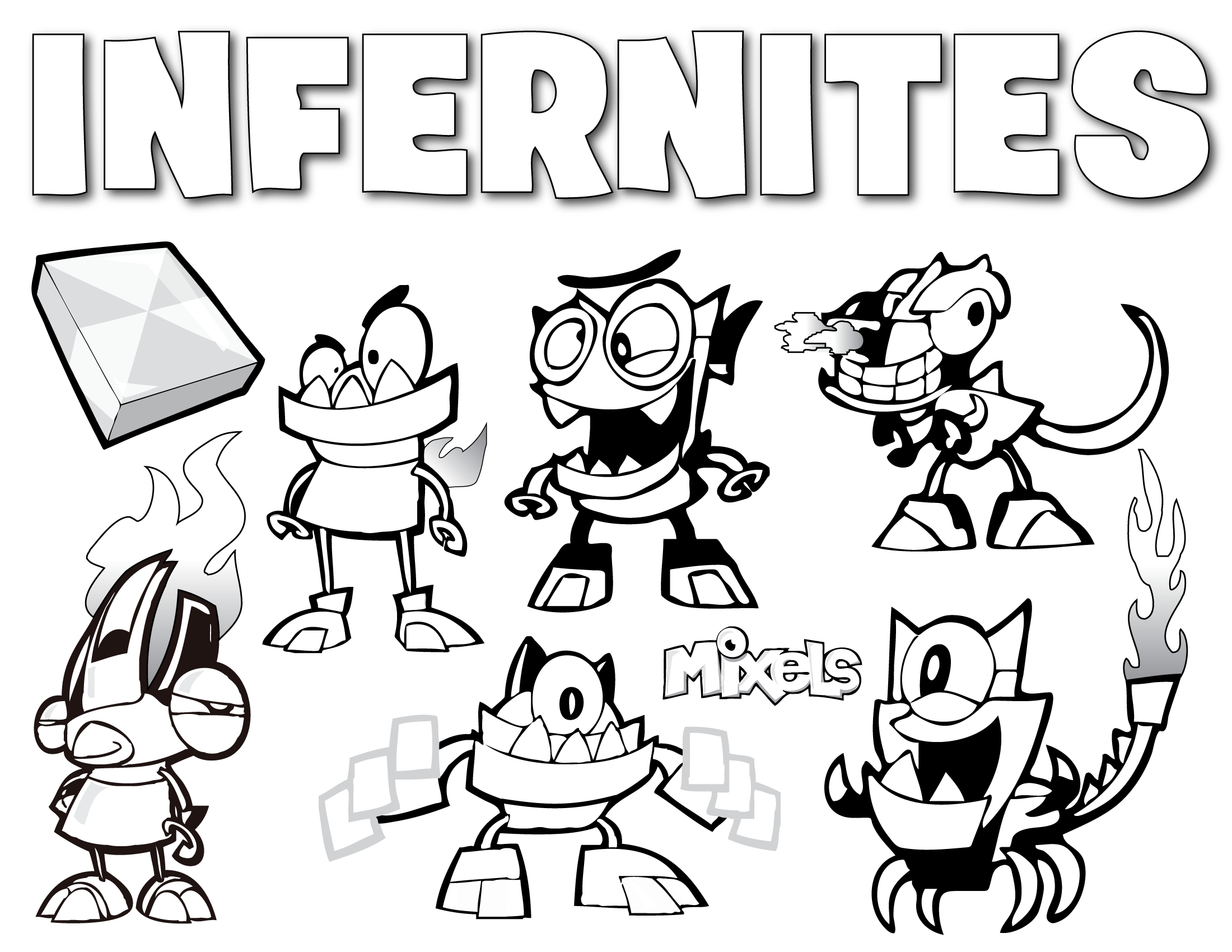 New Mixels Coloring Pages Crafts Free Coloring Pages 2200x1700 New Mixels Coloring Pages Crafts Free Coloring Pages