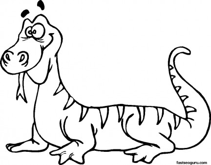 Print Out Coloring Pages For Kids Wacky Lizard 432x338 Print Out Coloring Pages For Kids Wacky Lizard