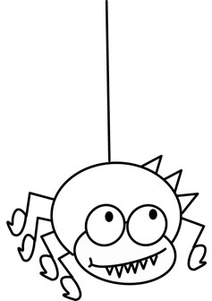 Wacky Spider Coloring Pages Pictures 237x336 Wacky Spider Coloring Pages Pictures
