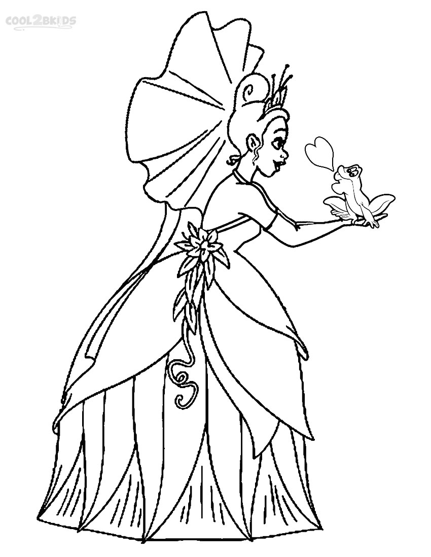 Printable Princess Tiana Coloring Pages For Kids Cool2bkids 850x1098 Printable Princess Tiana Coloring Pages For Kids Cool2bkids