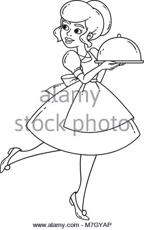 Vector Illustration Coloring Page Of A Beautiful African Princess 296x470 Vector Illustration Coloring Page Of A Beautiful African Princess