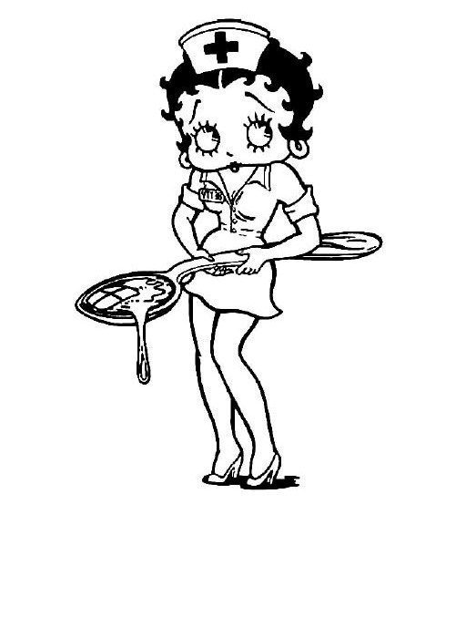 Free Printable Betty Boop Coloring Pages For Kids 512x700 Free Printable Betty Boop Coloring Pages For Kids