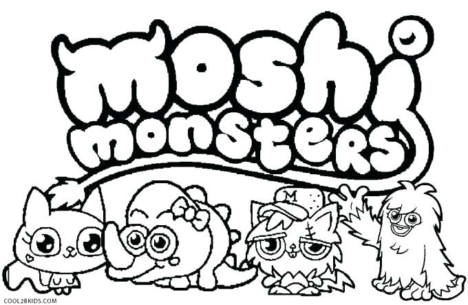 Moshi Monster Coloring Pages Monsters Coloring Pages Moshi 680x443 Moshi Monster Coloring Pages Monsters Coloring Pages Moshi