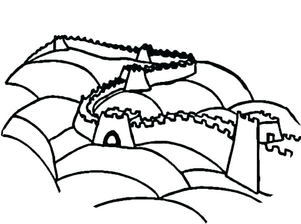 Wall E Coloring Pages Coloring Pages Great Wall Of China Coloring 600x446 Wall E Coloring Pages Coloring Pages Great Wall Of China Coloring