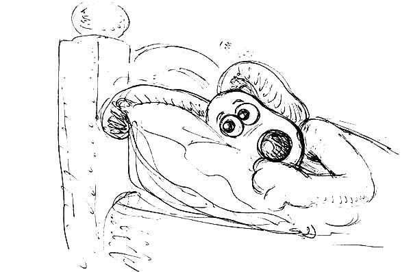 Wallace And Gromit Afraid To Sleep Alone Coloring Pages Best 600x397 Wallace And Gromit Afraid To Sleep Alone Coloring Pages Best