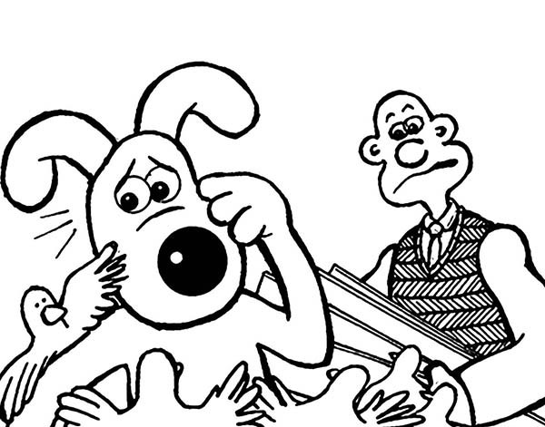 Wallace And Gromit Feeling Bothered By Birds Coloring Pages Best 600x471 Wallace And Gromit Feeling Bothered By Birds Coloring Pages Best