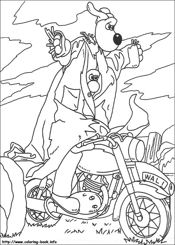 And Gromit Coloring Picture 567x794 And Gromit Coloring Picture