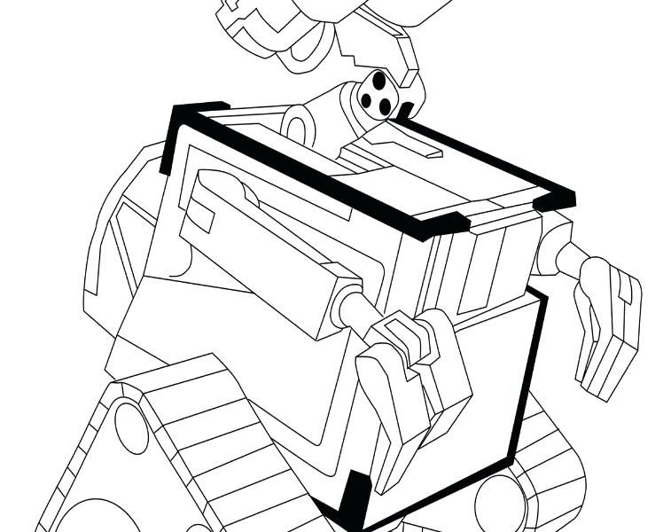 757x600 Colorful Wall E Coloring Pages Picture Collection