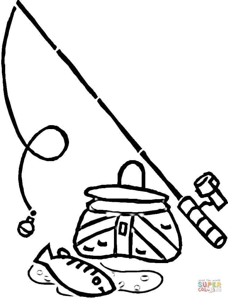 Fishing Coloring Pictures 750x982 Fishing Coloring Pictures