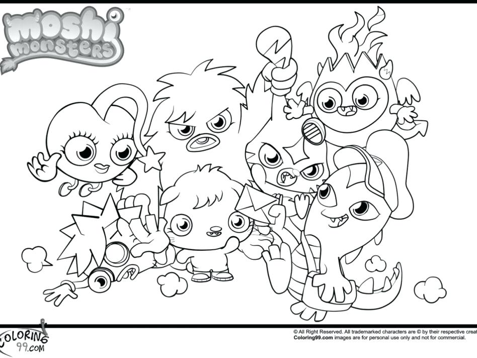 Moshi Monsters Coloring Pages Large Size Of Monsters Coloring 948x711 Moshi Monsters Coloring Pages Large Size Of Monsters Coloring