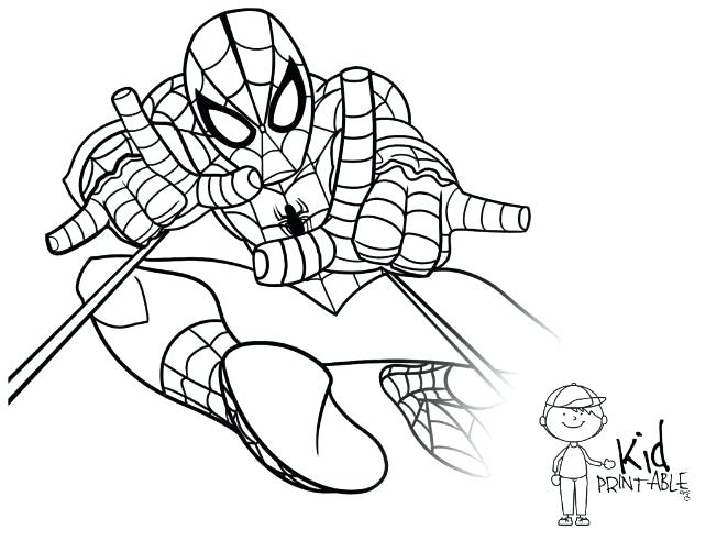 642x492 Spider Man Coloring Book Free Kids Printable Coloring Pages