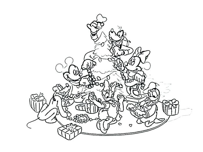 Walt Disney Christmas Coloring Pages 700x525 Walt Disney Christmas Coloring Pages