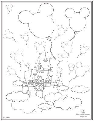 310x400 Disney World Coloring Pages Breathtaking Disney World Coloring