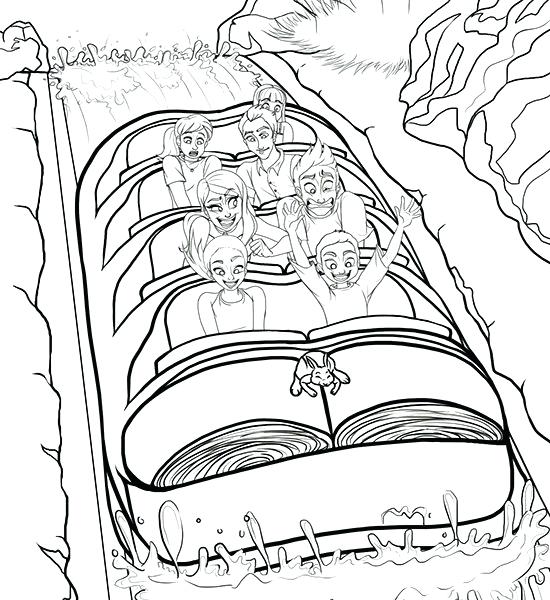 550x600 Walt Disney World Coloring Pages 8