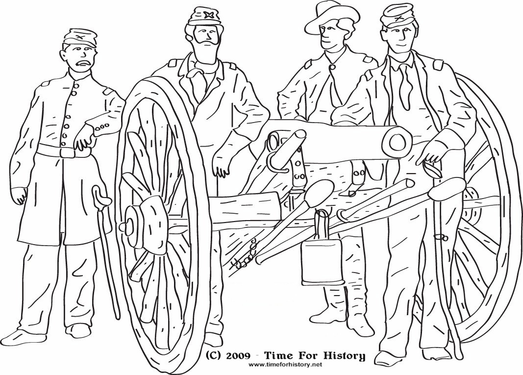 Civil War Coloring Pages Group Of Union Officers Pose Near 1067x765 Civil War Coloring Pages Group Of Union Officers Pose Near