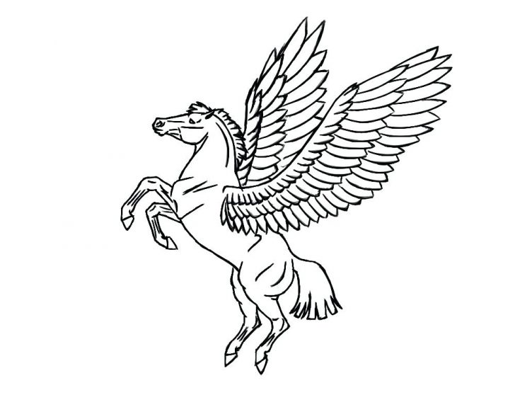 728x582 Strong War Horse In Horses Coloring Page Pages For Kids Free