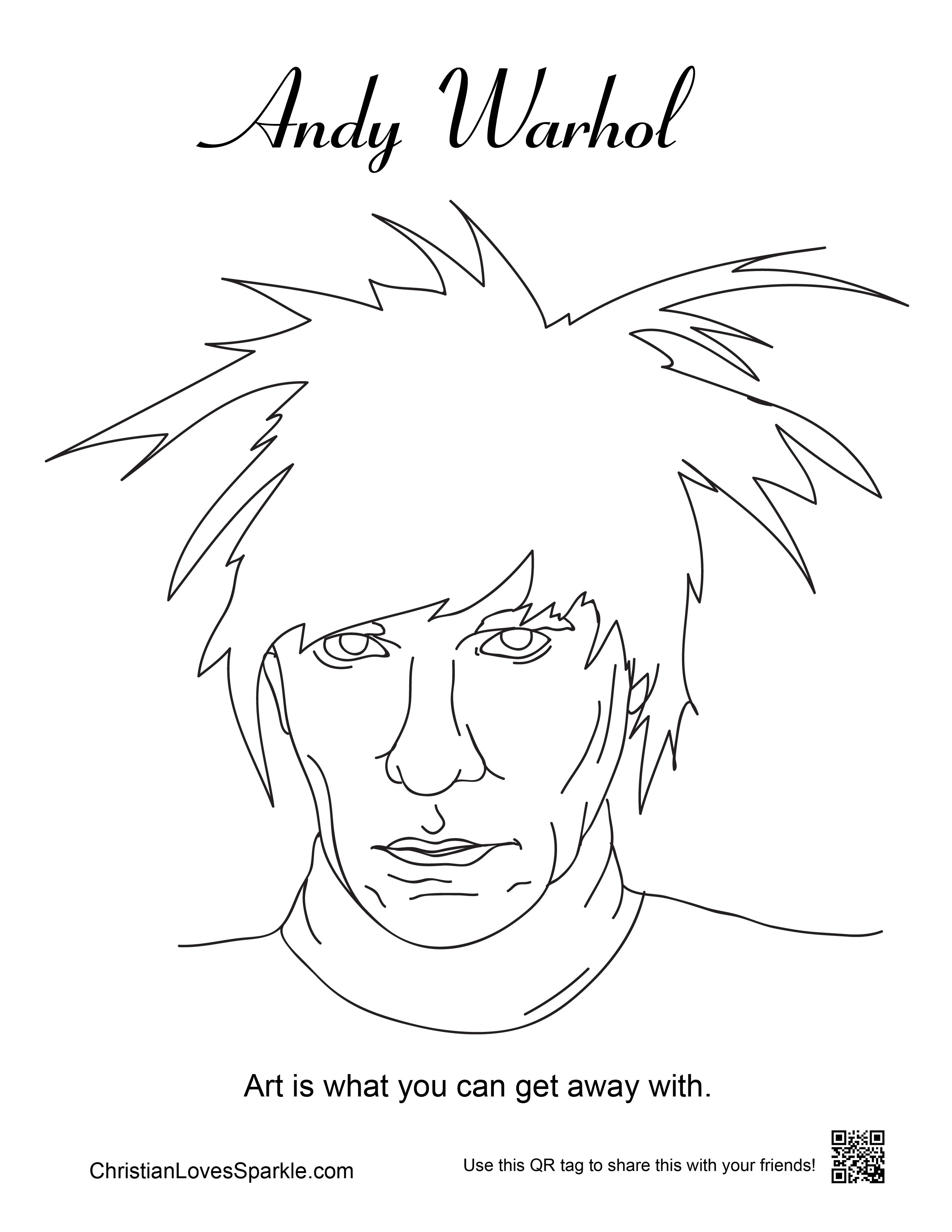 Cool Ideas Andy Warhol Coloring Pages For Kids Soup Can Printable 2550x3300 Cool Ideas Andy Warhol Coloring Pages For Kids Soup Can Printable