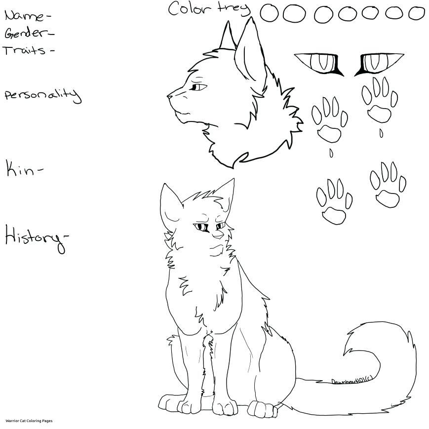 Warrior Cat Coloring Pages To Print at GetColorings.com | Free ...