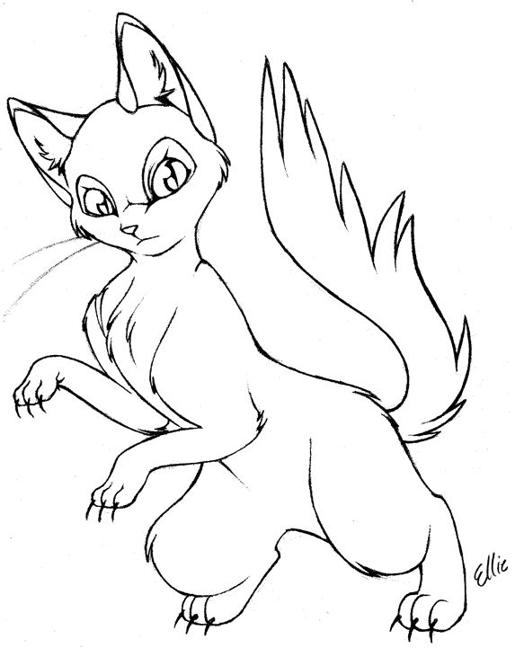 Warrior Cats Coloring Pages For Kids 573x721 Warrior Cats Coloring Pages For Kids