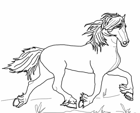 480x389 Walking Warthog Coloring Page