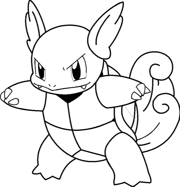 632x659 Wartortle Amp Coloring Book