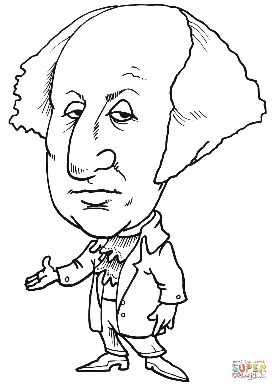 George Washington Coloring Page For Color 919x1300 George Washington Coloring Page For Color