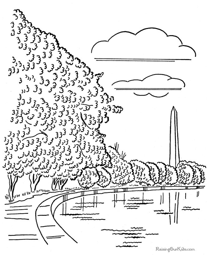 Washington Nationals Coloring Pages