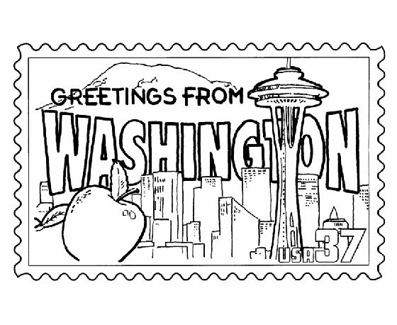 560x458 Washington State, Washington And Stamps