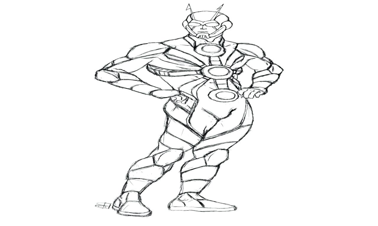 1280x768 Ant Man Coloring Pages Avengers For Kids And Toddler Fun Iron