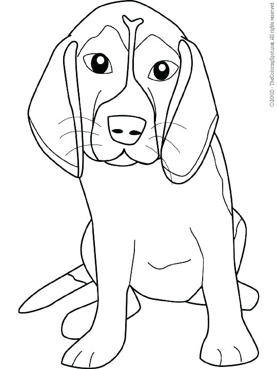 540x720 Dogs Coloring Pages