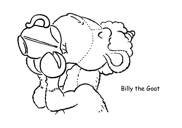 600x424 Water Coloring Page Billy The Goat Is Drinking A Lot Of Water