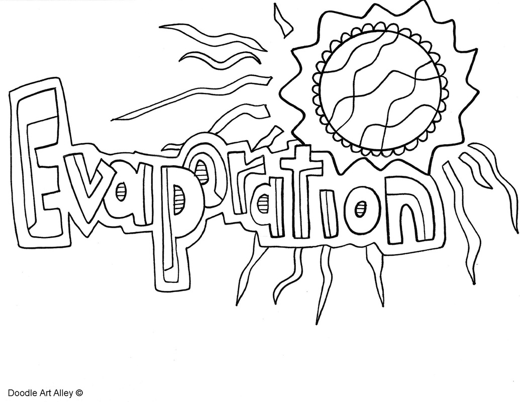 Water Cycle Coloring Pages And Printables 1035x800 Water Cycle Coloring Pages And Printables