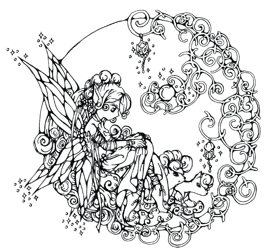 900x856 Fairies Coloring Pages Printable Coloring Pages For Fabulous Adult