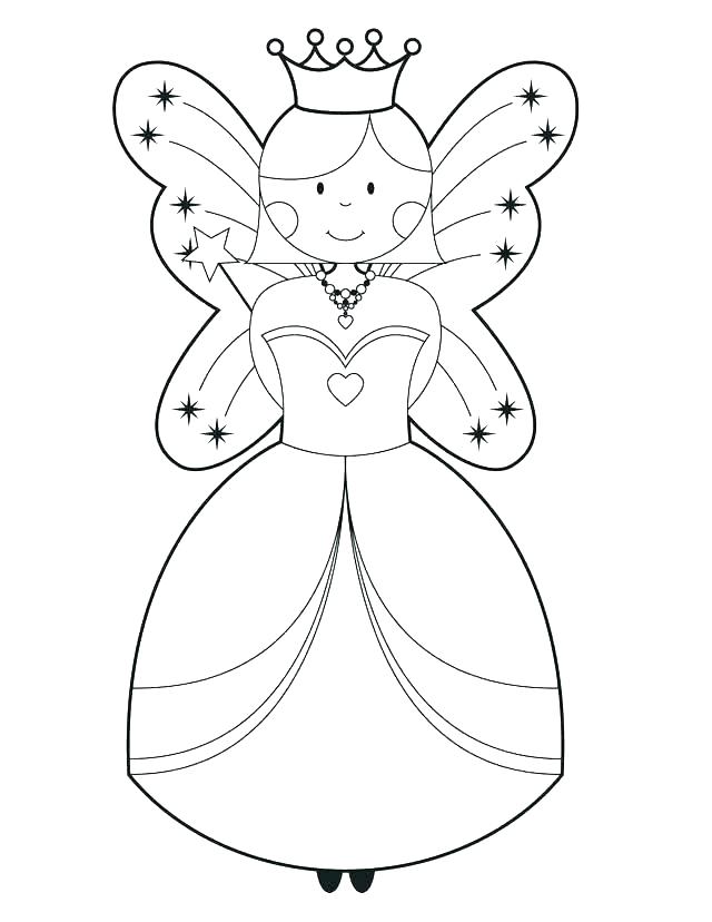 640x828 Fairy Princess Coloring Page Free Printable Coloring Pages Click